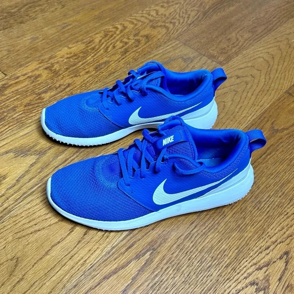 Mens Blue Nike Rosche Golf‎ Shoes